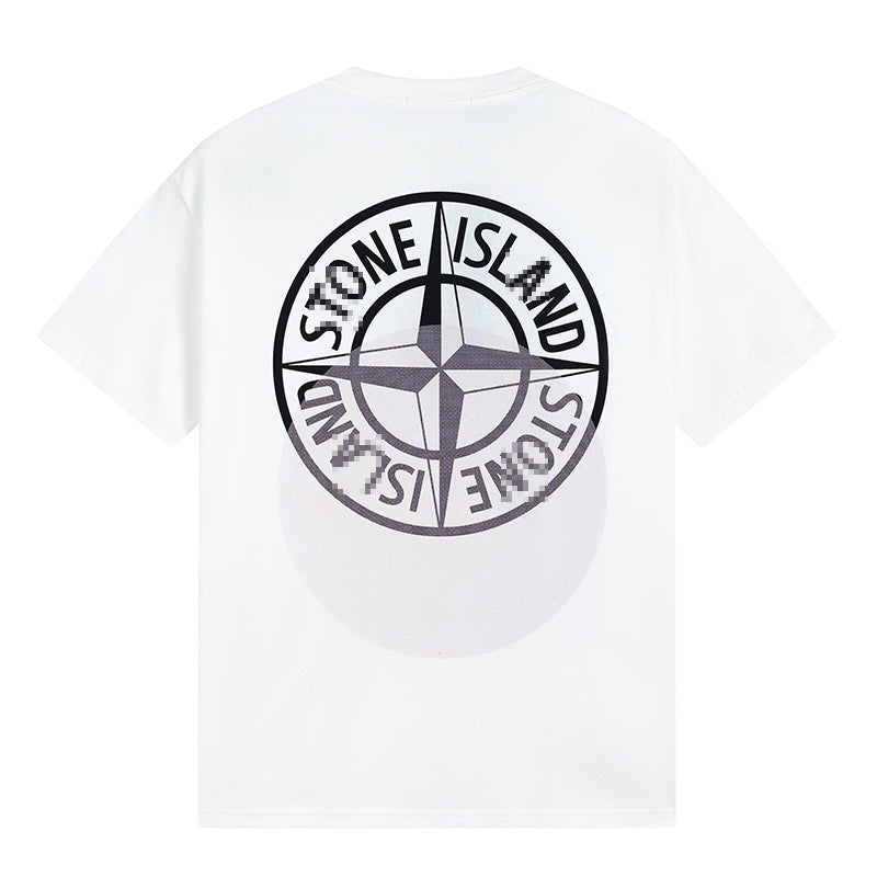 ST0NE lSLAND Pure Cotton T-Shirt #33