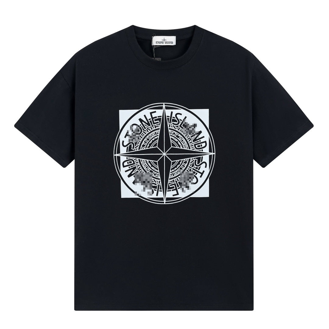 ST0NE lSLAND Pure Cotton T-Shirt #17