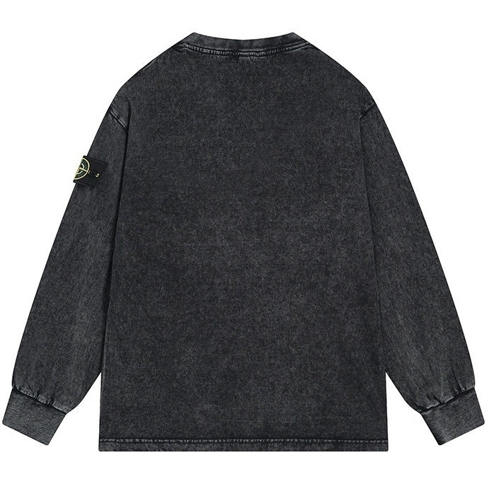 STONE ISLAND Garment-Washed Sweatshirt #34