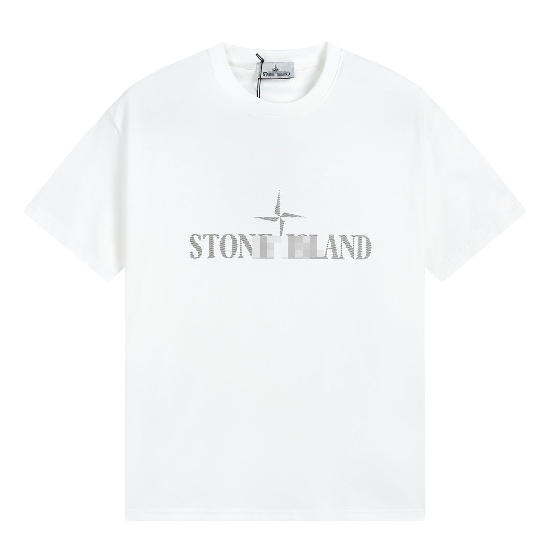 ST0NE lSLAND Pure Cotton T-Shirt #39