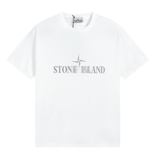ST0NE lSLAND Pure Cotton T-Shirt #39