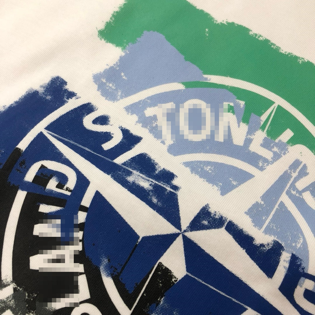 ST0NE lSLAND Pure Cotton T-Shirt #49