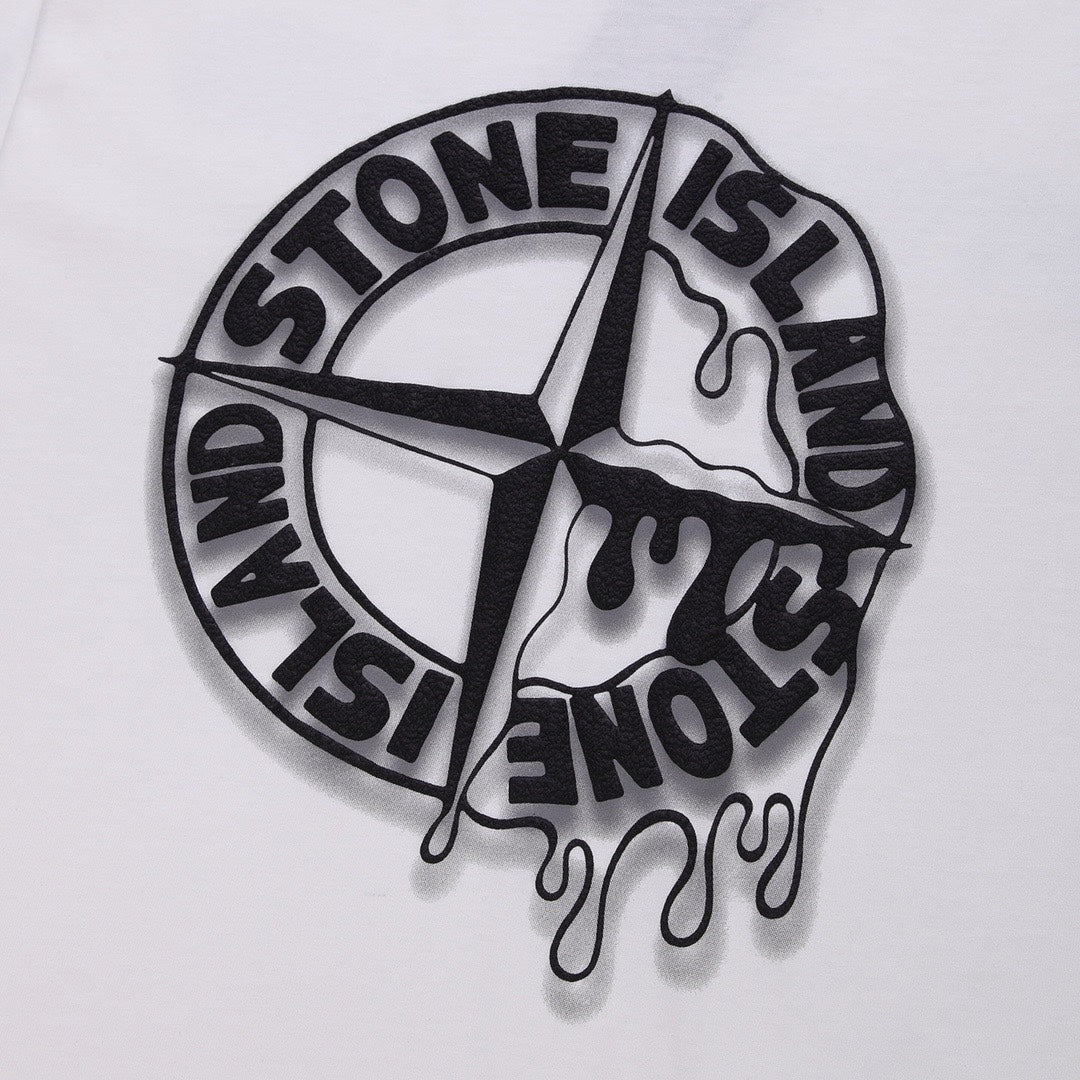 ST0NE lSLAND Pure Cotton T-Shirt #45
