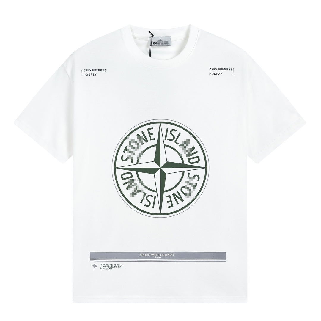 ST0NE lSLAND Pure Cotton T-Shirt #26