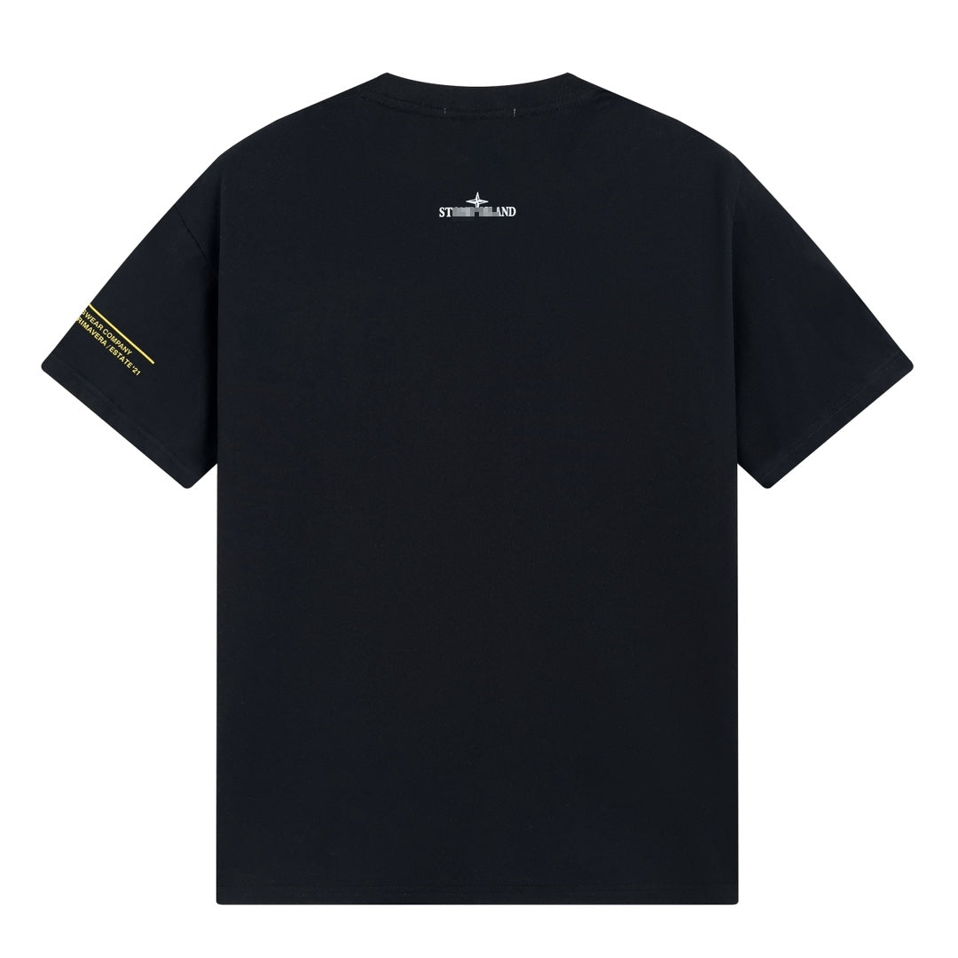 ST0NE lSLAND Pure Cotton T-Shirt #28