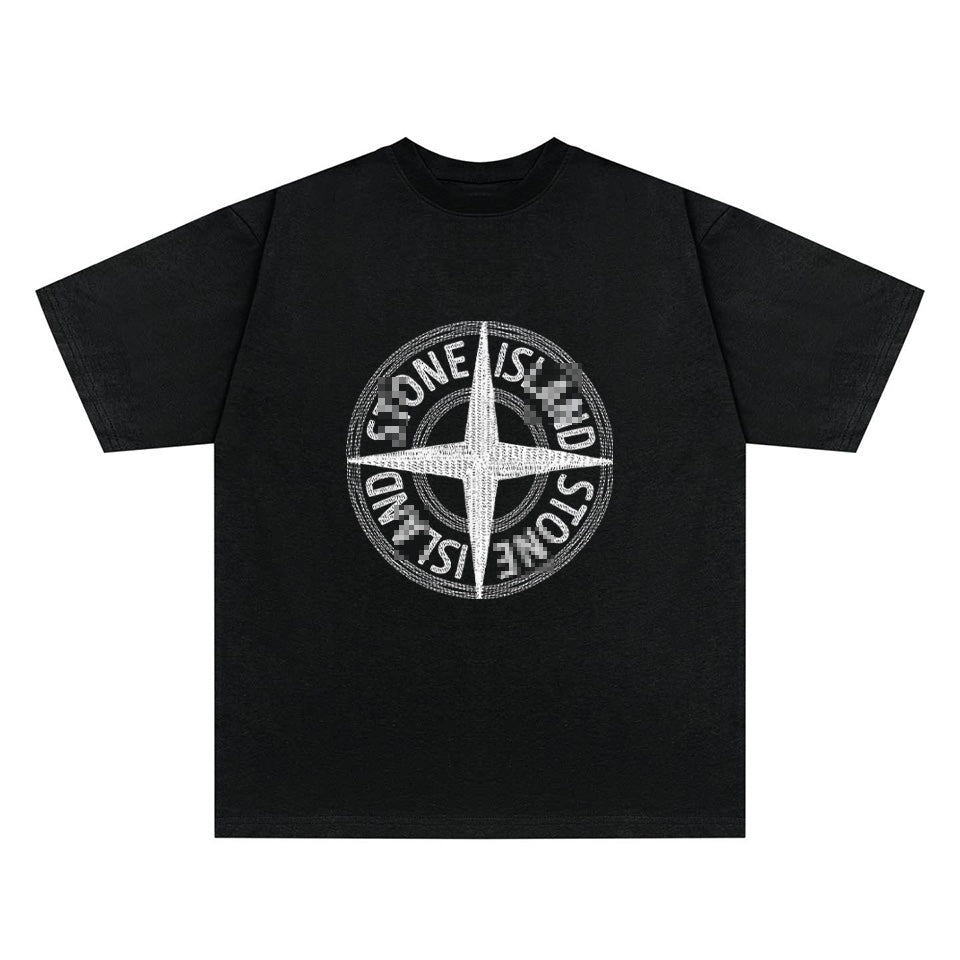 ST0NE lSLAND Pure Cotton T-Shirt #20